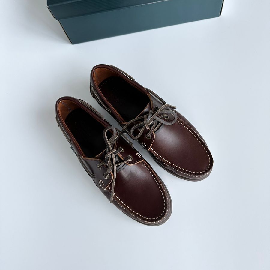 Scarpe casual in pelle di vacchetta, fatte a mano, stile francese elegante unisex, morbide e comode_voghion.com