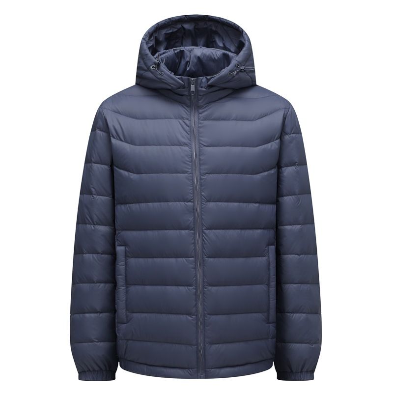Doudoune légère pour homme – Manteau d'hiver chaud avec capuche amovible, coupe ajustée et élégant pour le froid_voghion.com