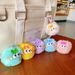 Creative Rainbow Elf Cute Student Bag Cartoon Ornaments Gift Net Red Plush Pendant Keychain Accessories_voghion.com