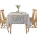 Elegant Lace Tablecloth – Luxury Polyester Cover For Tables, TV Stands & More (Multiple Sizes, White/Black, Slip-Resistant, Heatproof)_voghion.com
