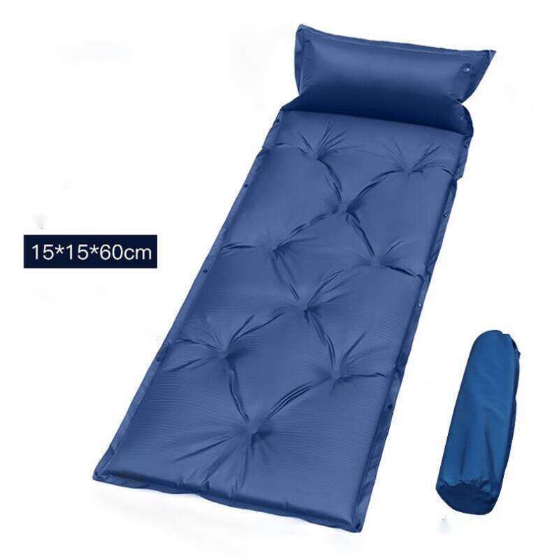 Automatic Outdoor Non Slip Easy To Store Moisture Proof Sleep Pad With Pillow Camping Equipment Single_voghion.com