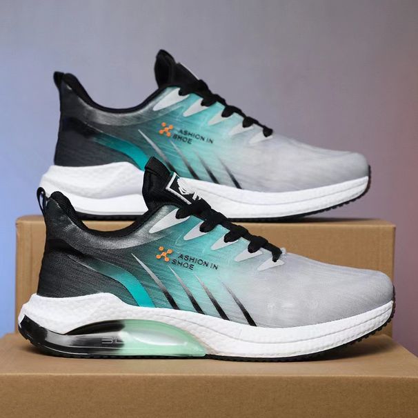 Pantofi de alergare ultra-ușori, la modă și respirabili, noi, versatili pentru toamnă, pentru sportul de agrement al bărbaților, cu talpă moale._voghion.com