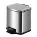 Stainless Steel Step Trash Can – Silent Pedal, 5L/7L/9L/12L For Kitchen, Bathroom & Living Room (Modern Design, Anti-Fingerprint)_voghion.com