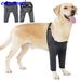 Supporto per zampe di cane regolabile, ginocchiere elastiche traspiranti per cani, antisporco, morbide, per il recupero di lesioni da lesioni, per zampe anteriori di cani_voghion.com