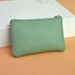 New Style Solid Color Women's Mini Coin Purse Soft Surface Fashionable Cute Small Card Holder Simple Fashion Fresh Key_voghion.com