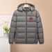 Men's Clothing Cotton Padded Jacket Thickened Jacket With Detachable Hat For Middle Aged And Young People Short Cotton Padded Jacket Badge Style_voghion.com