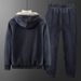 „Herren-Set aus Hoodie und Jogginghose mit Fleecefutter, warmer, winterlicher Trainingsanzug mit Sherpa-Futter, lässiger Lounge- und Streetwear-Zweiteiler (Schwarz/Blau)“_voghion.com