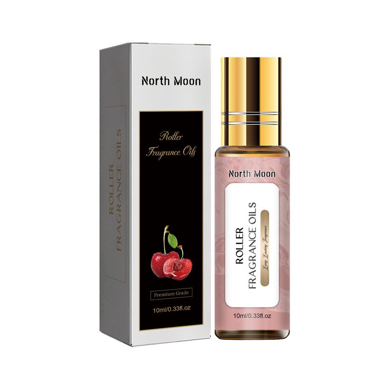 Ulei de parfum North Moon Rolling Ball Fresh Keep Aroma pe urechile și încheietura mâinii femeilor_voghion.com