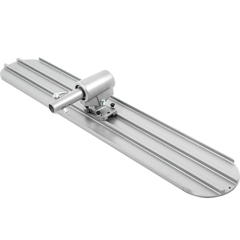 VEVOR Bull Float Magnesium Concrete Float 48 X 8" Round End Concrete Float Tool Cement Tool Bull Concrete Kit Bull Float With 4 Float Handle Bull Float Bracket Concrete Tools Finishing Bull Float_voghion.com