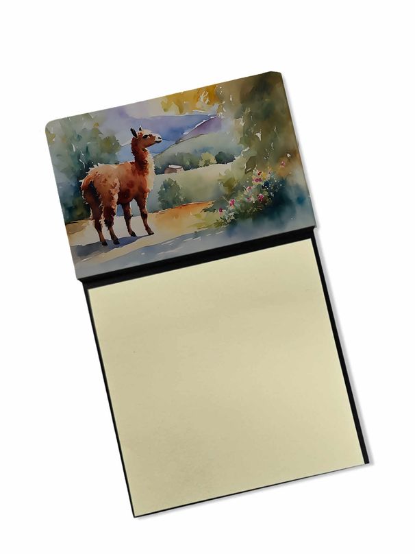 NEW Llama Sticky Note Holder Refillable Dispenser Self-Sticky Note Pads, Memo Pads Blank Desk Accessories_voghion.com