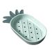 Portasapone a forma di ananas, 3 pezzi, portasapone facile da pulire, portapiatti, forniture per il bagno_voghion.com