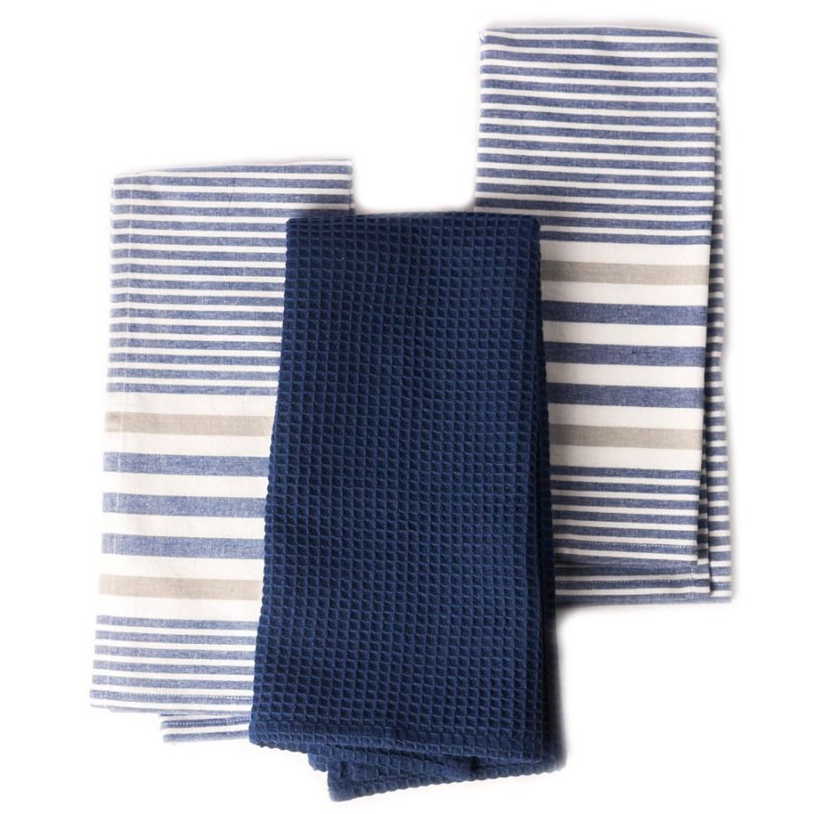 Weave Boh Tea di asciugamani 28x18 per piatti blu 3 asciugamani Drative assorbenti Cn Waffle Dishes Set pollici asciugamani per asciugare cucina riciclati_voghion.com