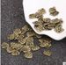 Alloy Small Pendant Hand Made With Love For You, 50 Hearts Per Pack_voghion.com