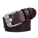 Gürtel Herren Gürtel Business Rindsleder Jugendgürtel Tagesschnalle Herrengürtel Lässiger Männlicher Student_voghion.com