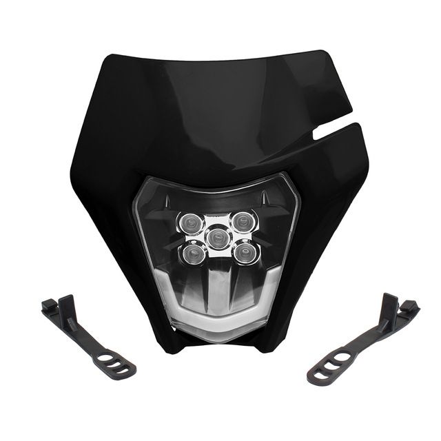 Αξεσουάρ τροποποίησης μοτοσικλέτας για γενικό προβολέα μοτοσικλέτας εκτός δρόμου KTM LED ημέρας 5 χάντρες φωτός LED_voghion.com