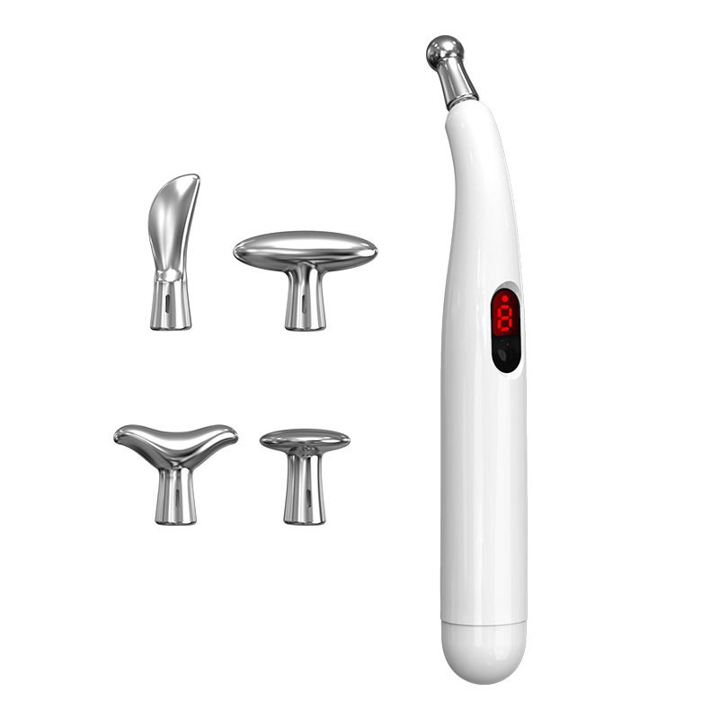 Elektroninen akupunktiokynän hierontalaite, sähköiset meridiaanit, laserhoito, parantava hierontakynä, meridiaanienergiakynä, kivunlievitystyökalu_voghion.com