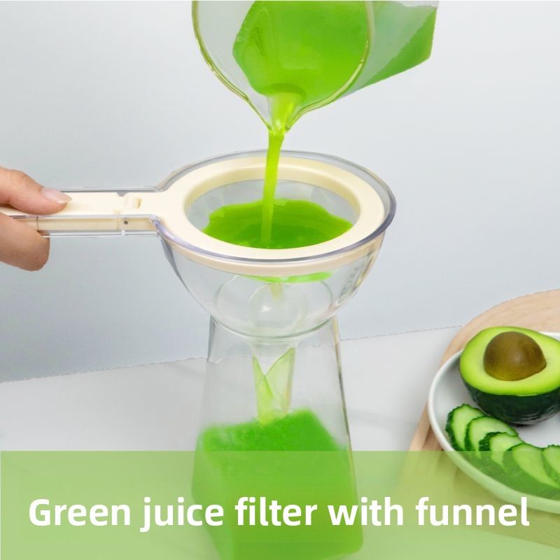 Estrattore di succo di verdura 2 in 1 Facile riempimento della tazza Filtro ultra fine Frullatore Imbuto partner_voghion.com