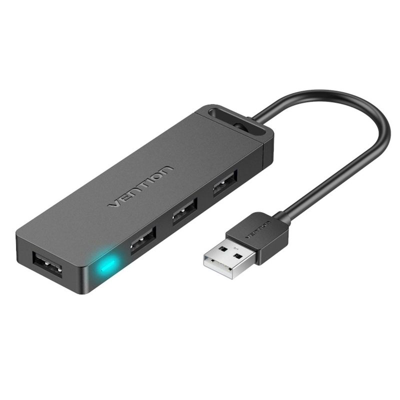 VENTION 4-Port USB Hub 2.0 Splitter mit Ladeanschluss für Notebook-PC; USB-Sticks; mobile Festplatte für MacBook Pro; iMac; Surface Pro; XPS_voghion.com