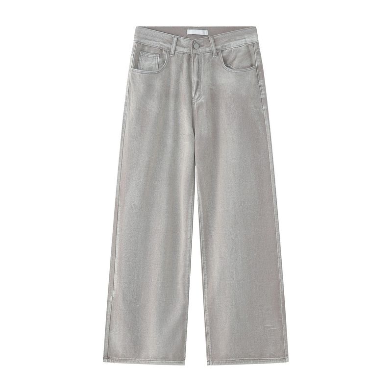 Männerkleeder | Neie Stil Rosa Jeansjackett mat riichte Been Jeans Casual Kostüm_voghion.com