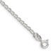Sterling Silver 2mm Open Elongated Link Chain Anklet_voghion.com