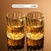 Japanese Style Glacier Whiskey Beer Home High-Value Light Luxury Cup Liquor Drinking Glass_voghion.com