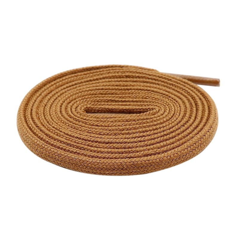 Shoelace Flat Solid Color Double Layer Terylene Cotton Shoe Accessories_voghion.com