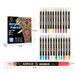24-Color Dual-Tip Acrylic Markers Set, Soft & Round Tip Dotting Pens For Kids Art, Drawing, Doodling, Painting_voghion.com
