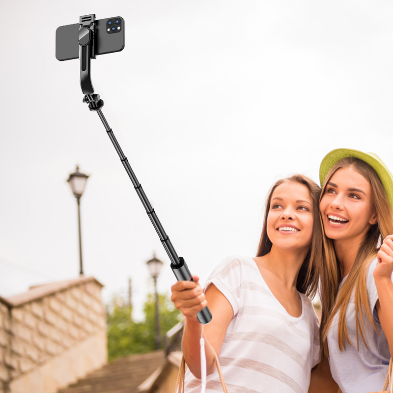 Expandable selfie stick tripod, mobile phone tripod with wireless remote control shutter, compatible with all_voghion.com