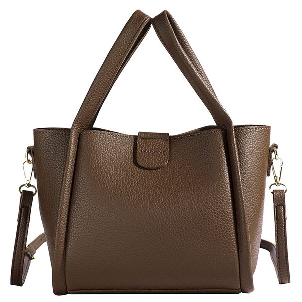 Autumn high-end texture niche design small for women's new trendy fashion single shoulder hand-held crossbody bucket bag_voghion.com