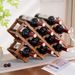 Desktop Living Room Ornament Slanted Multi-layer Home Cabinet Shelf Storage Simple Wine Rack_voghion.com
