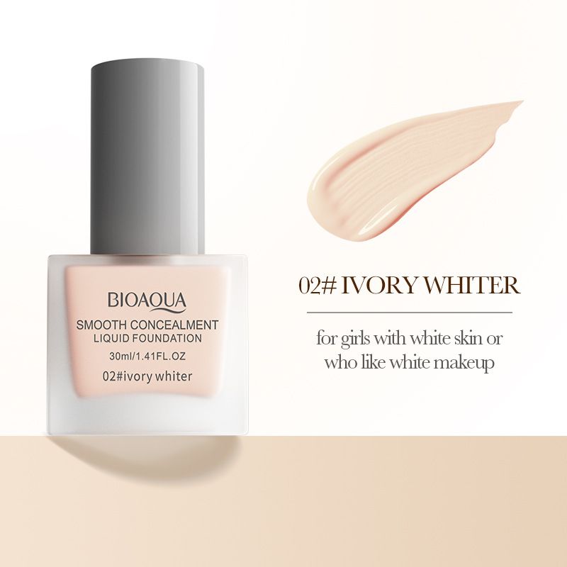 Tutto l'inglese BIOAOUA fondotinta liquido liscio e impeccabile senza bb cream base leggera e traspirante_voghion.com
