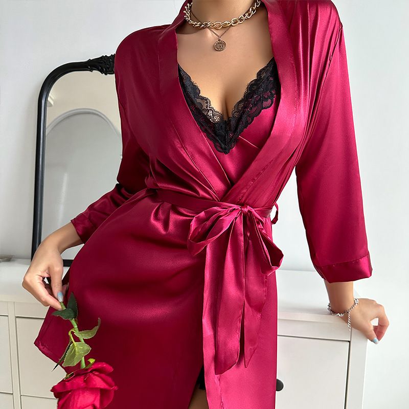 Dammekleeder High-End Hosennuechtshemd Sexy Nuetshemd Damen Hosennuechtshemd Kleed_voghion.com