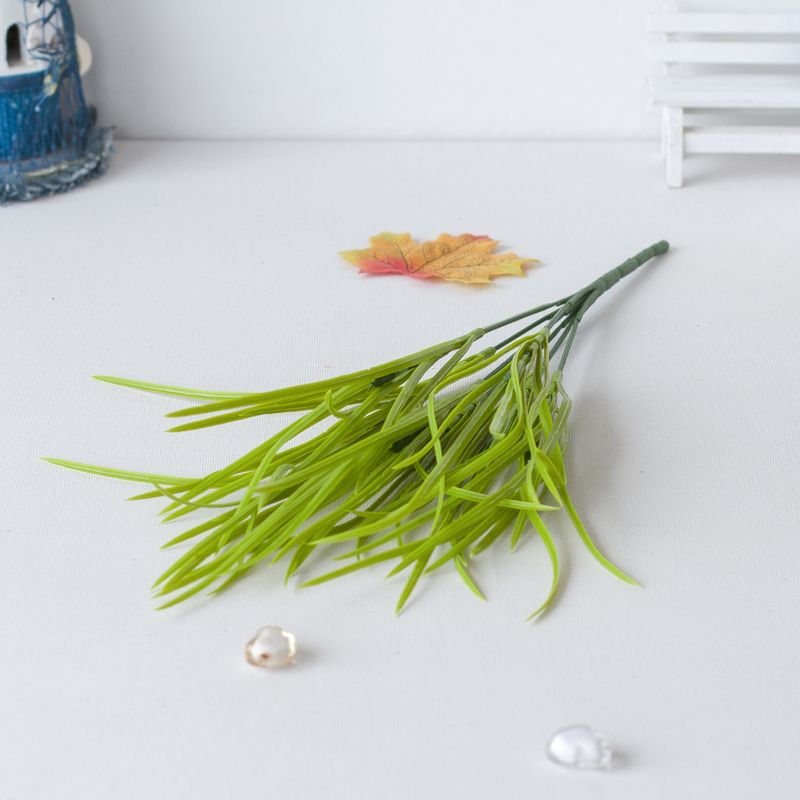 Home & Garden Simulation New Combination Spring Grass Simulation Plant Green Plant Plastic Water Grass Engineering Gardening Flower Arrangement Decoration_voghion.com