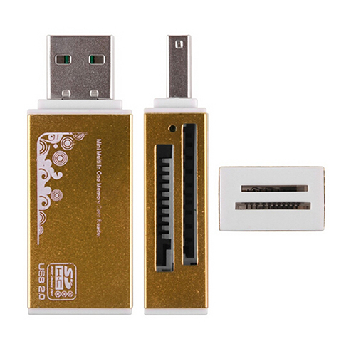 USB 2.0 All-in-1 Multi-Speicherkartenleser für Micro SD SDHC TF M2 MMC MS PRO DUO_voghion.com