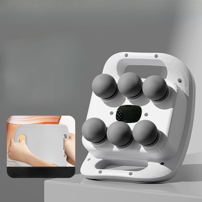 Wangtede Six-Head Fitness Fascia Gun Massager Professional Muscle Relaxation Full Body Tapping Magic Massage Hammer_voghion.com