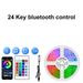 5-V-USB-RGB-LED-Lichtstreifen, Bluetooth-/IR-Fernbedienung, 5050 SMD 18 LEDs/m, 16 Millionen Farben, DIY-Synchronisierung mit Musik_voghion.com