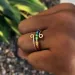 Mode Regenbogen Perle Angst für Frauen frei drehen Anti Stre Adjutable Spinner Zappeln Ring Böhmischen Schmuck Chritma_voghion.com