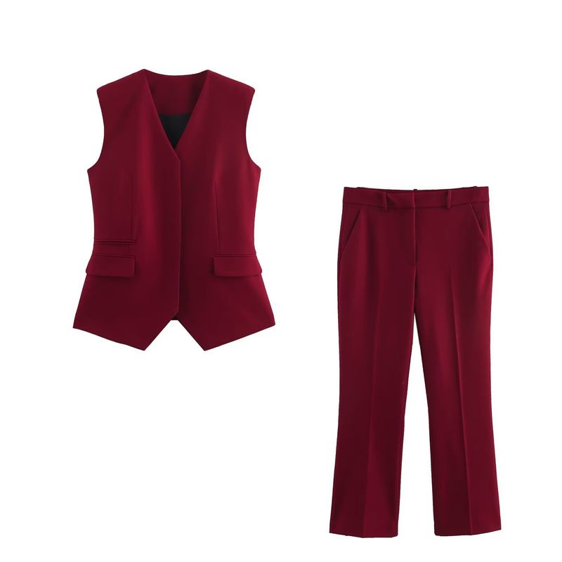 Women's Clothing New Spring And Autumn Short Of Professional Suit Slim Vest Small Vest Jacket Work Wear Outer Waistcoat_voghion.com
