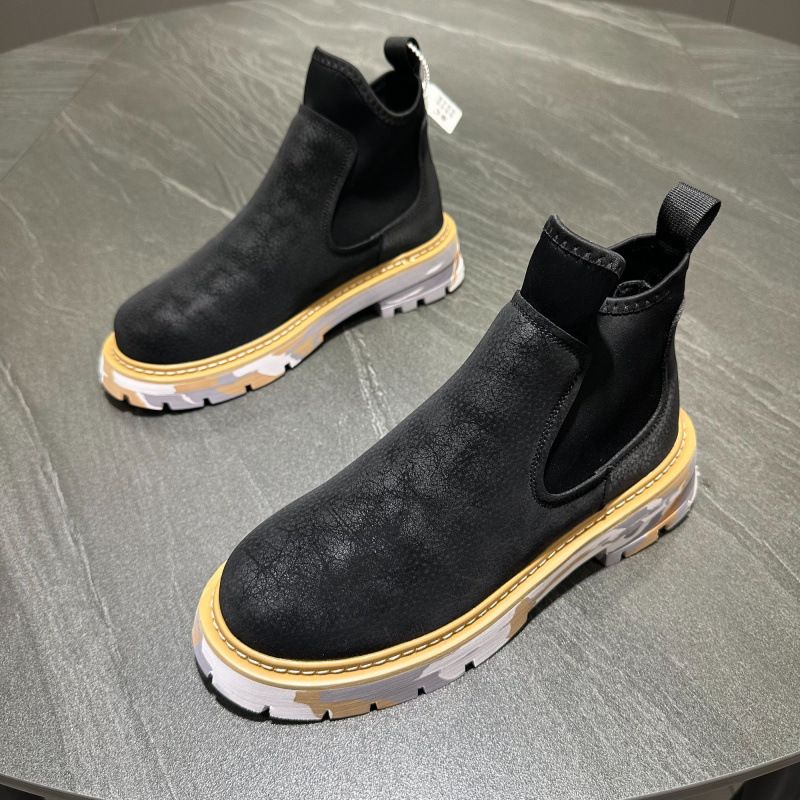2024 Kış Yeni Boy Uzatan Martin Botlar, Giy-Çıkar, Rahat, Moda, Günlük, Çok Yönlü, Cilalı Polar Astarlı Stil_voghion.com