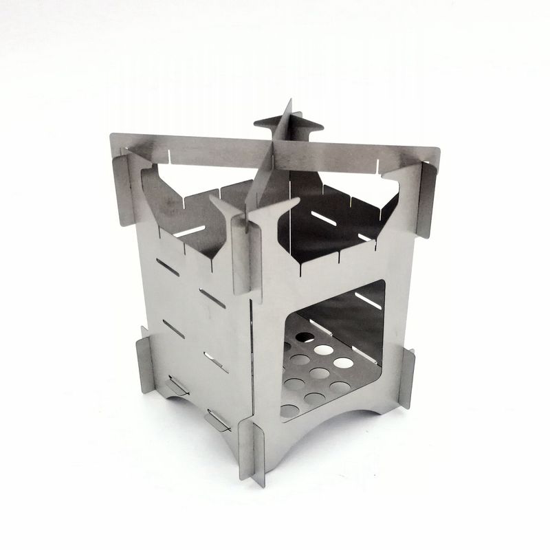 Outdoor Camping Stainless Steel Folding Firewood Mini Portable Stove For Hiking_voghion.com