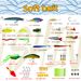 Neues 113-teiliges Bionic Set Köder Kreatives Geschenk für Angler_voghion.com