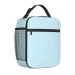 Blue Lunch Bag Insulated Box Suitable For Teenagers Boys Girl Highend Handbag Cooler With Side Pockets 250318_voghion.com