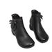 Echtes Leder Mid-Heel Round Toe Casual Top Layer Rindsleder Ethnische Kurze Stiefel Damen Herbst Neuer Stil_voghion.com