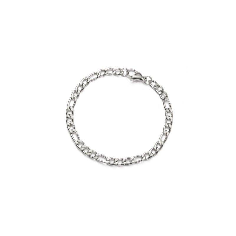 Braccialetti Hip Hop Catene Figaro Uomo Donna Punk Acciaio Inossidabile Catene Figaro Braccialetti Gioielli da Polso Regali_voghion.com