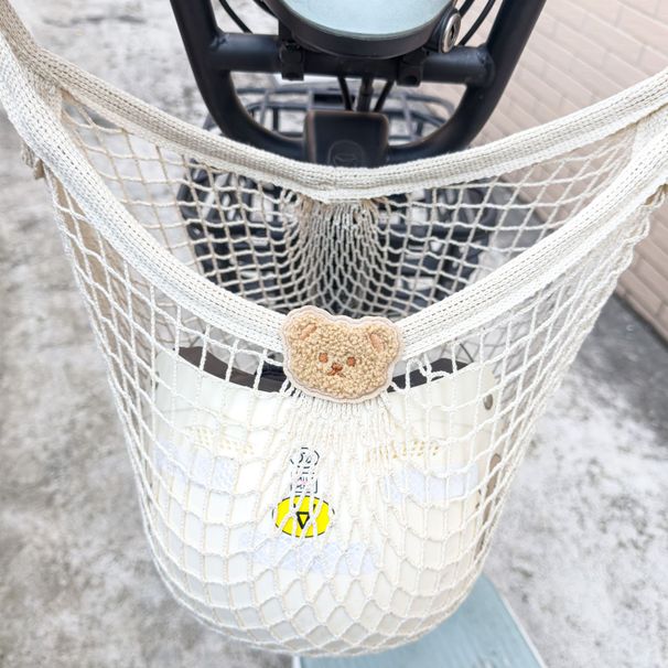 Electric Bike Front Bag Helmet Organizer Elastic Rear Seat Trunk Large Capacity Universal Storage_voghion.com