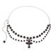 Accessories Gothic Dark Style Fashion Cross Temperament Waist Chain Black Pearl Accessories_voghion.com