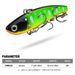 Bionic Pencil VIB 6cm 11g ABS Plastic Bait 8#Three Hooks Fishing Lure_voghion.com