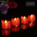 Candela LED tremolante - Candele senza fiamma a batteria con effetto fiamma realistico, decorative per Halloween,_voghion.com