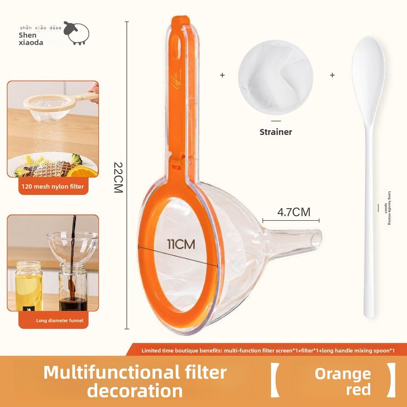 Colino multifunzionale per latte di soia, per uso domestico, per polpa di frutta, farina, olio, setaccio ultra fine con rete filtrante_voghion.com