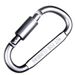 Mengtuo Jia Multifunctional Aluminum Alloy Carabiner Quickdraw Keychain Backpack Water Bottle Safety Ring Hook Silver_voghion.com